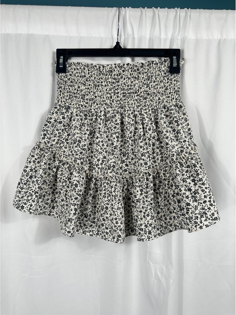 Altar'd State Women's Floral Smocked Mini Skirt Size Small